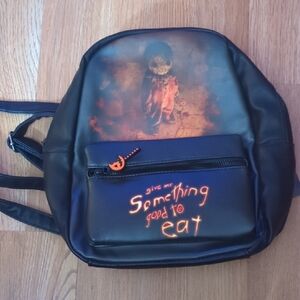 Ripple Junction Black and Orange Halloween Backpack